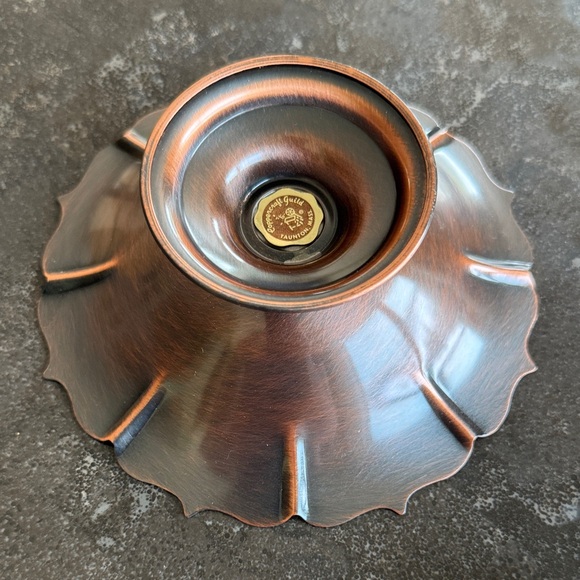 Vintage Copper Decorative Bowl - Picture 2 of 4